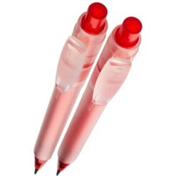 Długopis Stilolinea Oslo z nadrukiem Twojego logo, materiał: metal, plastik, kolor: czerwony
