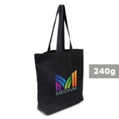 Torba bawełniana na zakupy | Ornell z nadrukiem Twojego logo, materiał: bawełna, kolor: czarny