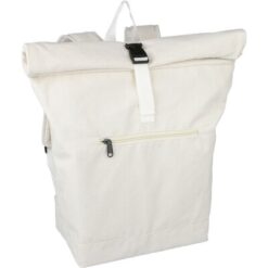 Zwijany plecak z nadrukiem Twojego logo, kolor: beżowy