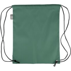 Worek ze sznurkiem z nadrukiem Twojego logo, materiał: poliester, rpet, kolor: zielony