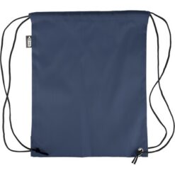 Worek ze sznurkiem z nadrukiem Twojego logo, materiał: poliester, rpet, kolor: niebieski