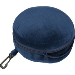 Poduszka podróżna z nadrukiem Twojego logo, materiał: pp, poliester, bawełna, kolor: niebieski