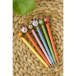 Długopis "zwierzątka" z nadrukiem Twojego logo, materiał: metal, drewno, kolor: neutralny