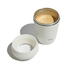 Kubek termiczny 235 ml Topl z nadrukiem Twojego logo, materiał: pp, stal nierdzewna, stal, kolor: brązowy