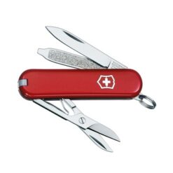 Narzędzie wielofunkcyjne Victorinox Classic SD z nadrukiem Twojego logo, materiał: metal, plastik, kolor: czerwony
