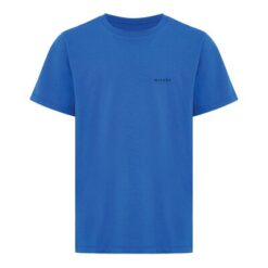 Dziecięca koszulka Iqoniq Koli, bawełna z recyklingu z nadrukiem Twojego logo, materiał: bawełna, kolor: niebieski