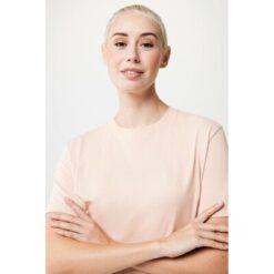 Luźna koszulka Iqoniq Kakadu, bawełna z recyklingu z nadrukiem Twojego logo, materiał: bawełna, kolor: czerwony