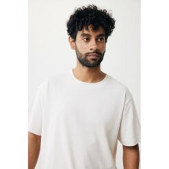 Luźna koszulka Iqoniq Kakadu, bawełna z recyklingu z nadrukiem Twojego logo, materiał: bawełna, kolor: biały