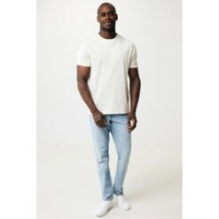 Lekka koszulka Iqoniq Sierra, bawełna z recyklingu z nadrukiem Twojego logo, materiał: bawełna, kolor: biały