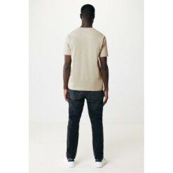 Lekka koszulka Iqoniq Sierra, bawełna z recyklingu z nadrukiem Twojego logo, materiał: bawełna, kolor: beżowy