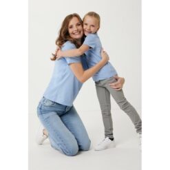 Lekka koszulka Iqoniq Sierra, bawełna z recyklingu z nadrukiem Twojego logo, materiał: bawełna, kolor: niebieski