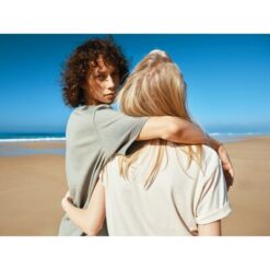 Koszulka z bawełny z recyklingu Iqoniq Teide z nadrukiem Twojego logo, materiał: bawełna, kolor: neutralny