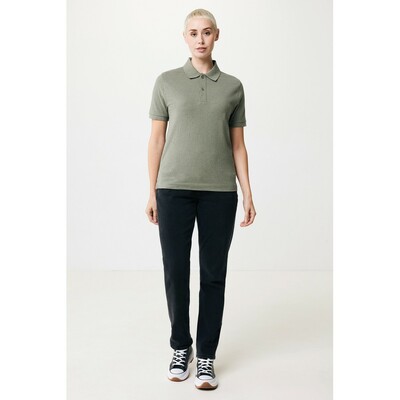 Koszulka polo z bawełny z recyklingu Iqoniq Yosemite z nadrukiem Twojego logo, materiał: bawełna, kolor: jasnozielony Koszulka polo z bawełny z recyklingu Iqoniq Yosemite z nadrukiem Twojego logo, materiał: bawełna, kolor: jasnozielony