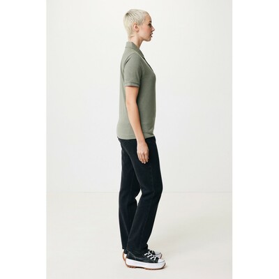 Koszulka polo z bawełny z recyklingu Iqoniq Yosemite z nadrukiem Twojego logo, materiał: bawełna, kolor: jasnozielony Koszulka polo z bawełny z recyklingu Iqoniq Yosemite z nadrukiem Twojego logo, materiał: bawełna, kolor: jasnozielony