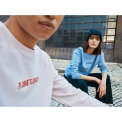 Lekki sweter Iqoniq Etosha, bawełna z recyklingu z nadrukiem Twojego logo, materiał: bawełna, kolor: różowy