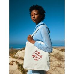 Lekka bluza z kapturem Iqoniq Rila, bawełna z recyklingu z nadrukiem Twojego logo, materiał: bawełna, kolor: niebieski