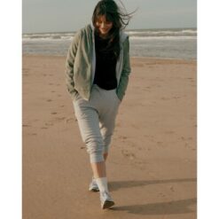 Bluza z kapturem z bawełny z recyklingu Iqoniq Abisko z nadrukiem Twojego logo, materiał: bawełna, kolor: zielony