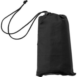 Koc piknikowy z nadrukiem Twojego logo, materiał: plastik, poliester, kolor: czarny