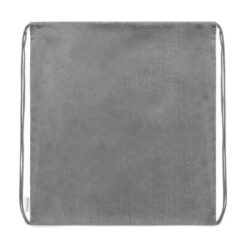 Worek ze sznurkiem z bawełny organicznej z nadrukiem Twojego logo, materiał: bawełna, kolor: szary