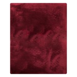 Koc z nadrukiem Twojego logo, materiał: poliester, kolor: czerwony