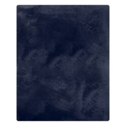 Koc z nadrukiem Twojego logo, materiał: poliester, kolor: niebieski