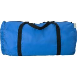 Składana torba podróżna z nadrukiem Twojego logo, materiał: metal, plastik, poliester, rpet, kolor: ciemnoniebieski