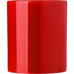 Kubek ceramiczny 300 ml z nadrukiem Twojego logo, materiał: ceramika, kolor: czerwony