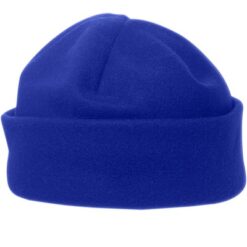 Czapka zimowa z nadrukiem Twojego logo, materiał: polar, kolor: niebieski