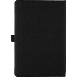 Notatnik ok. A5 RPET z nadrukiem Twojego logo, materiał: papier, poliester, rpet, kolor: czarny