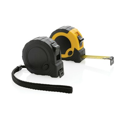 Miara 3m, RABS z nadrukiem Twojego logo, materiał: stal, kolor: czarny Miara 3m, RABS z nadrukiem Twojego logo, materiał: stal, kolor: czarny