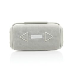 Głośnik bezprzewodowy 16W z nadrukiem Twojego logo, materiał: rpet, kolor: szary