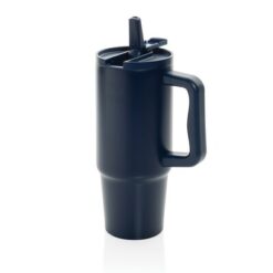 Kubek termiczny 900 ml z nadrukiem Twojego logo, materiał: pp, stal nierdzewna, stal, kolor: granatowy