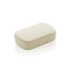 Zatyczki do uszu Sereva z nadrukiem Twojego logo, materiał: silikon, kolor: beżowy