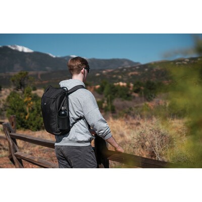 Plecak na laptopa 15" Swiss Peak AWARE™ RPET z nadrukiem Twojego logo, materiał: rpet, kolor: czarny Plecak na laptopa 15" Swiss Peak AWARE™ RPET z nadrukiem Twojego logo, materiał: rpet, kolor: czarny