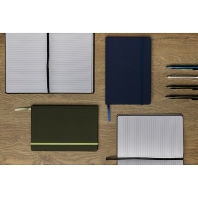 Notatnik A5, RPET z nadrukiem Twojego logo, materiał: papier, rpet, kolor: czarny Notatnik A5, RPET z nadrukiem Twojego logo, materiał: papier, rpet, kolor: czarny