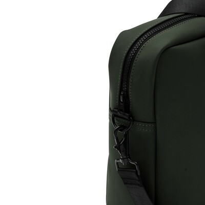 Torba na laptopa VINGA Baltimore z nadrukiem Twojego logo, materiał: poliester, kolor: zielony Torba na laptopa VINGA Baltimore z nadrukiem Twojego logo, materiał: poliester, kolor: zielony