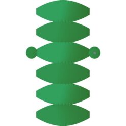 Dmuchana piłka plażowa z nadrukiem Twojego logo, materiał: pvc, kolor: zielony