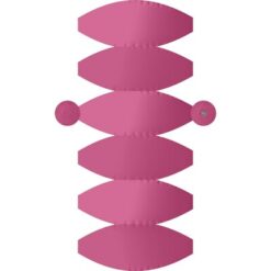 Dmuchana piłka plażowa z nadrukiem Twojego logo, materiał: pvc, kolor: fuksja