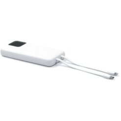 Power bank 10000 mAh BrandCharger Powe charge z nadrukiem Twojego logo, materiał: plastik, kolor: biały