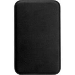 Power bank 4000 mAh z ładowarką słoneczną z nadrukiem Twojego logo, materiał: metal, kolor: czarny