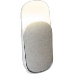 Głośnik bezprzewodowy 3W z nadrukiem Twojego logo, materiał: plastik, kolor: biały