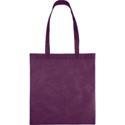 Torba na zakupy z nadrukiem Twojego logo, materiał: pp, non-woven, kolor: fioletowy