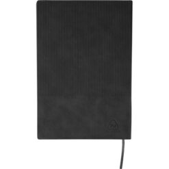 Notatnik ok. A5 z nadrukiem Twojego logo, materiał: pu, papier, kolor: czarny
