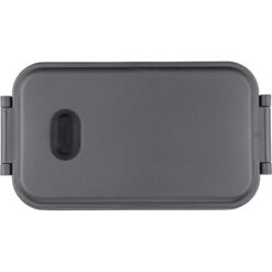 Pudełko śniadaniowe z nadrukiem Twojego logo, materiał: pp, silikon, kolor: szary