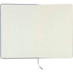 Notatnik ok. A5 RPET z nadrukiem Twojego logo, materiał: guma, karton, papier, poliester, kolor: grafitowy