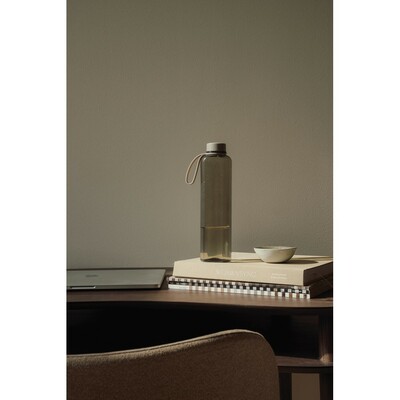 Butelka sportowa 550 ml VINGA Arch z nadrukiem Twojego logo, materiał: silikon, rpet, kolor: szary Butelka sportowa 550 ml VINGA Arch z nadrukiem Twojego logo, materiał: silikon, rpet, kolor: szary