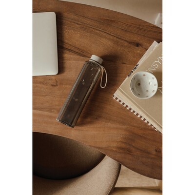 Butelka sportowa 550 ml VINGA Arch z nadrukiem Twojego logo, materiał: silikon, rpet, kolor: szary Butelka sportowa 550 ml VINGA Arch z nadrukiem Twojego logo, materiał: silikon, rpet, kolor: szary