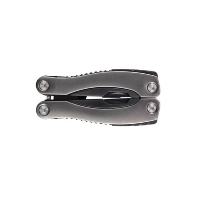 Narzędzie wielofunkcyjne Fix, 14 el. z nadrukiem Twojego logo, materiał: aluminium, stal nierdzewna, stal, kolor: czarny Narzędzie wielofunkcyjne Fix, 14 el. z nadrukiem Twojego logo, materiał: aluminium, stal nierdzewna, stal, kolor: czarny