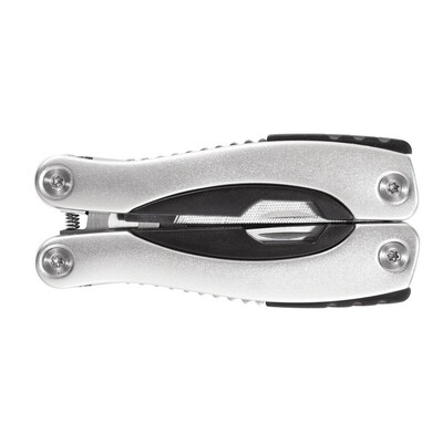 Narzędzie wielofunkcyjne Fix, 14 el. z nadrukiem Twojego logo, materiał: stal nierdzewna, stal, kolor: srebrny Narzędzie wielofunkcyjne Fix, 14 el. z nadrukiem Twojego logo, materiał: stal nierdzewna, stal, kolor: srebrny