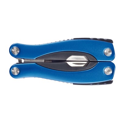 Narzędzie wielofunkcyjne Fix, 14 el. z nadrukiem Twojego logo, materiał: stal nierdzewna, stal, kolor: niebieski Narzędzie wielofunkcyjne Fix, 14 el. z nadrukiem Twojego logo, materiał: stal nierdzewna, stal, kolor: niebieski